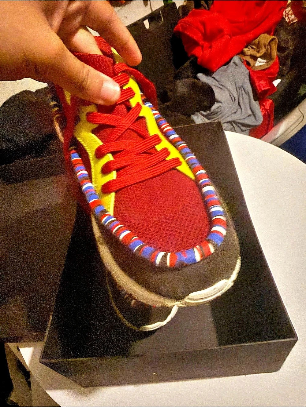 Valentino Garavani Sneakers Red Black